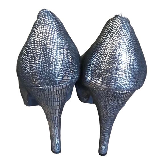 Wet Seal Snake Print Kendra2 peep toe pumps Size 8 - Picture 3 of 4